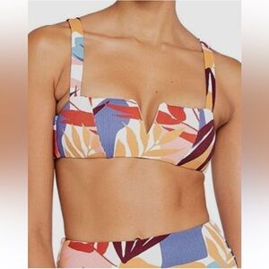 Vitamin A Kaya Top and Barcelona High Waisted Bottom Swimsuit Set Sz S